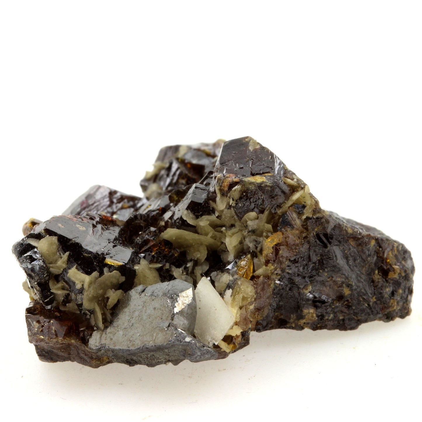 Sphalerite, Bournonite, Siderite. 132.1 carats. La Mure, Isère, France
