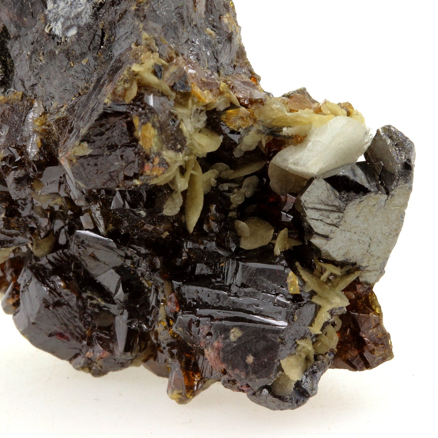 Sphalerite, Bournonite, Siderite. 132.1 carats. La Mure, Isère, France