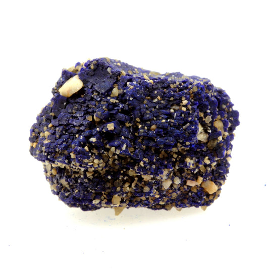 Chessylite (Azurite). 83.93 carats. Chessy-les-Mines, Rhône, France