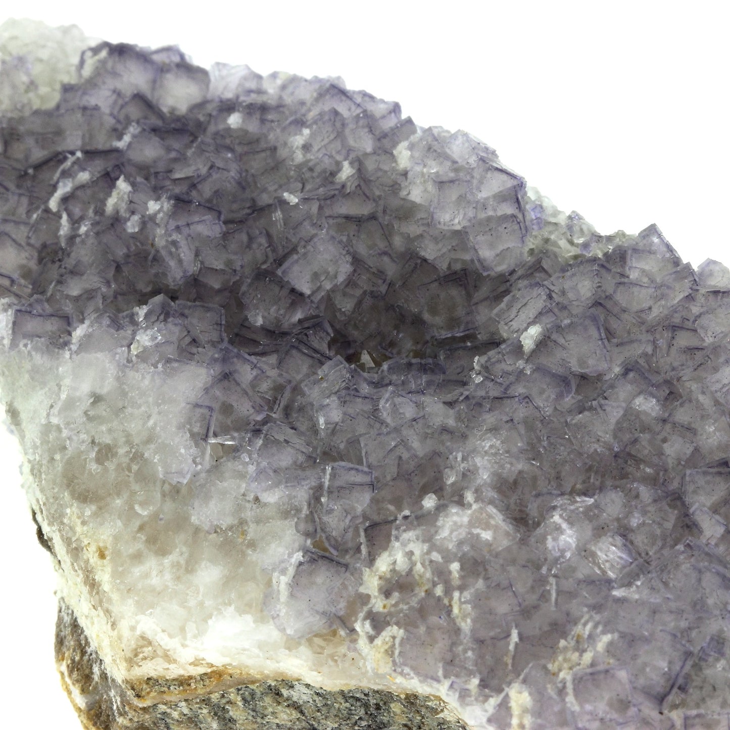 Fluorite violette + Quartz. 1555.0 carats. Fontsante Mine, Var, France