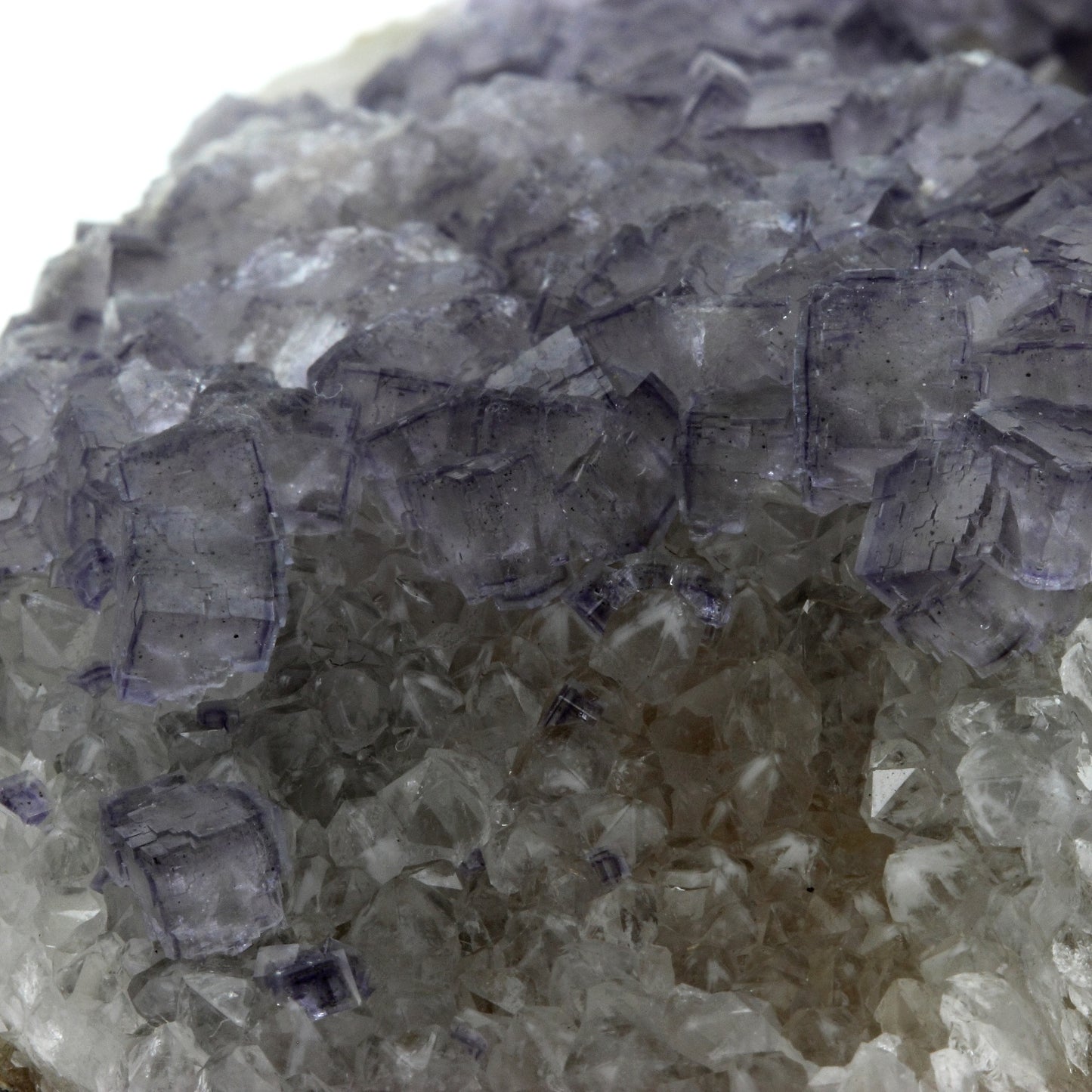 Fluorite violette + Quartz. 1555.0 carats. Fontsante Mine, Var, France