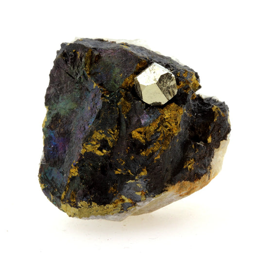 Pyrite sur Chalcopyrite. 198.1 carats. Laguépie, Tarn-et-Garonne, France