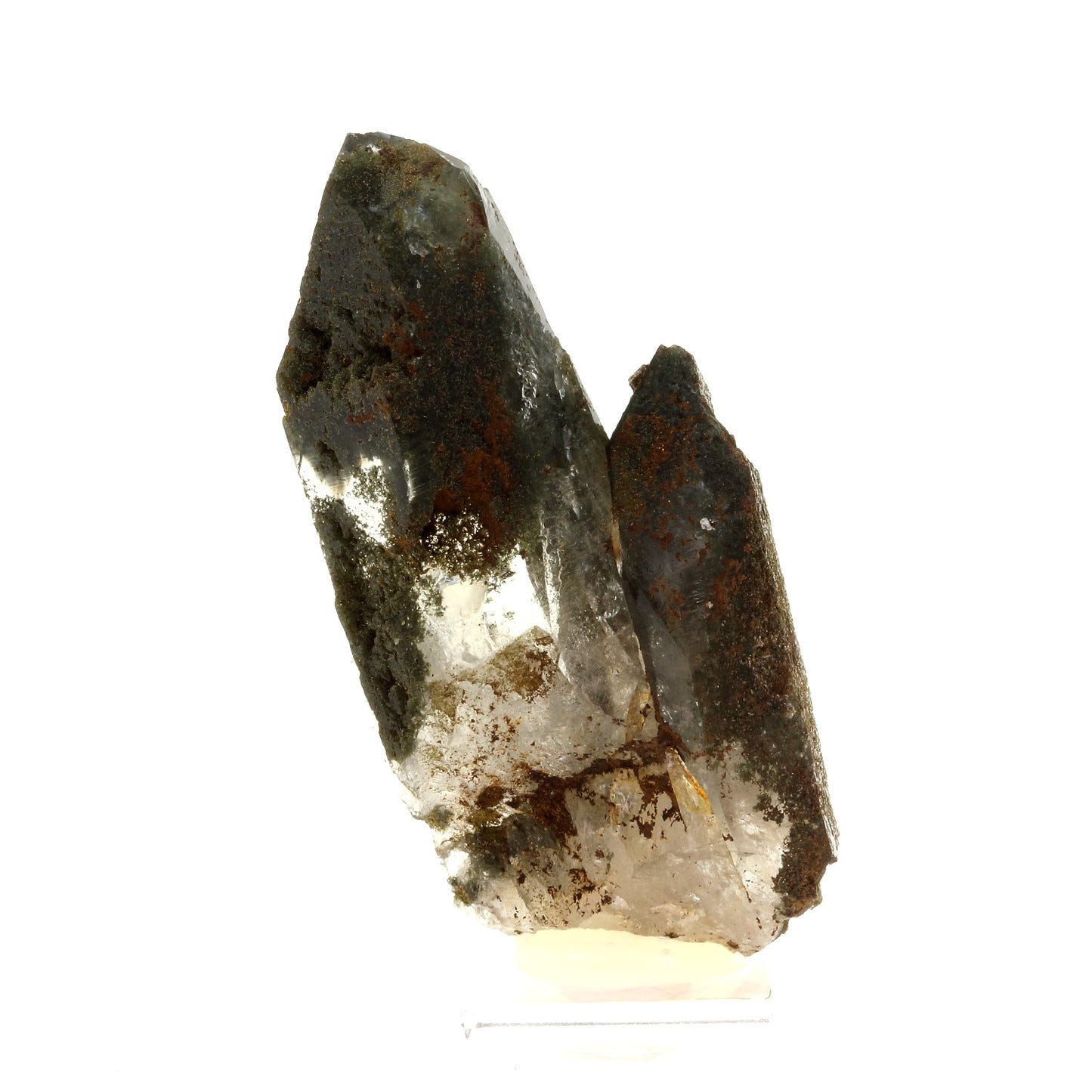 Quartz + Chlorite. 160.1 carats, Massif de la Lauzière , Savoie, France