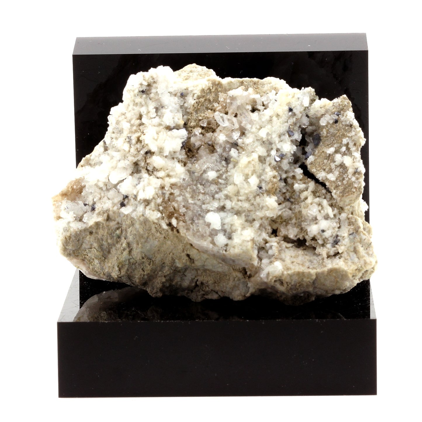 Anatase, Brookite, Adulaire en provenance de Jarrier, Vallée de la Maurienne, Savoie, France