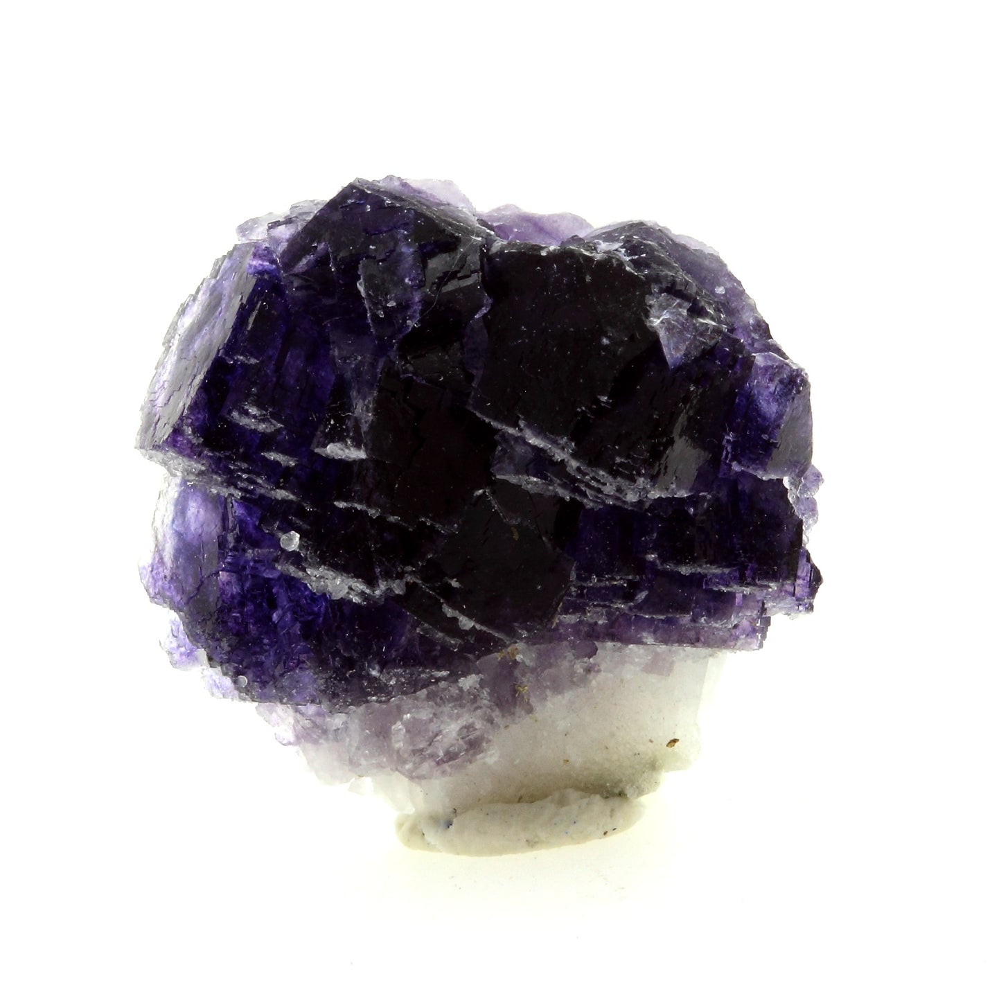 Fluorite violette. 45.6 carats. Fontsante Mine, Var, France
