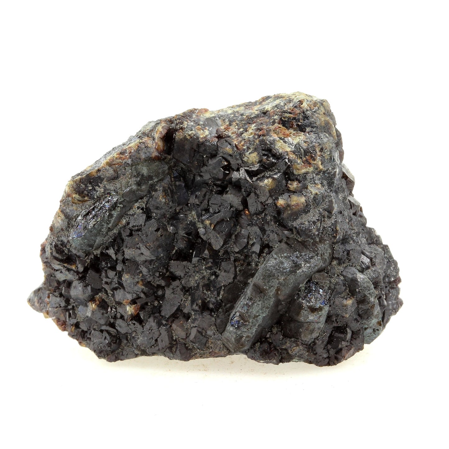 Bournonite, Siderite. 294.5 carats. La Sanguinéde, Les Malines, France
