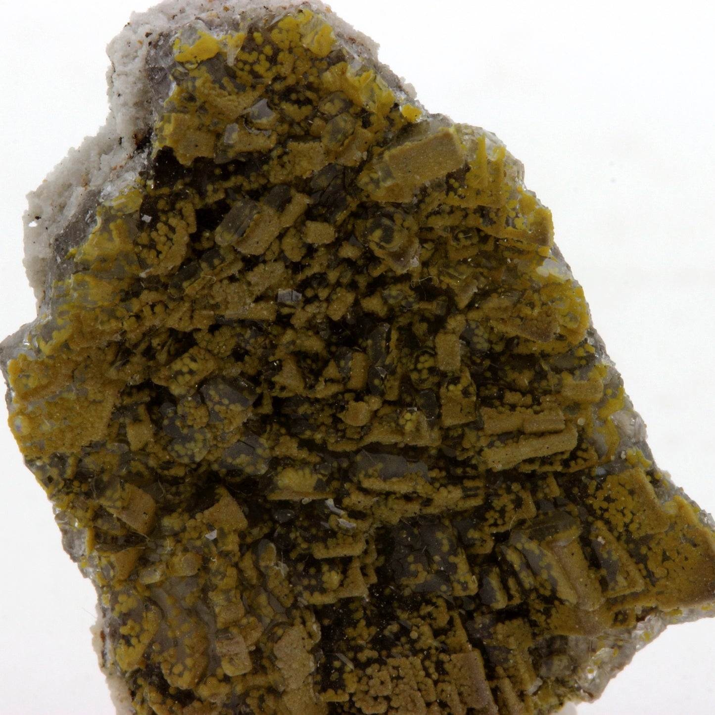 Sphalerite + Baryte. 20.2 carats. Les Vieux Travaux, Les Malines, France