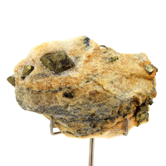 Pyrite + Talc 945.1 carats en provenance de Trimouns Talc Mine, Luzenac, Ariège, Occitanie, France