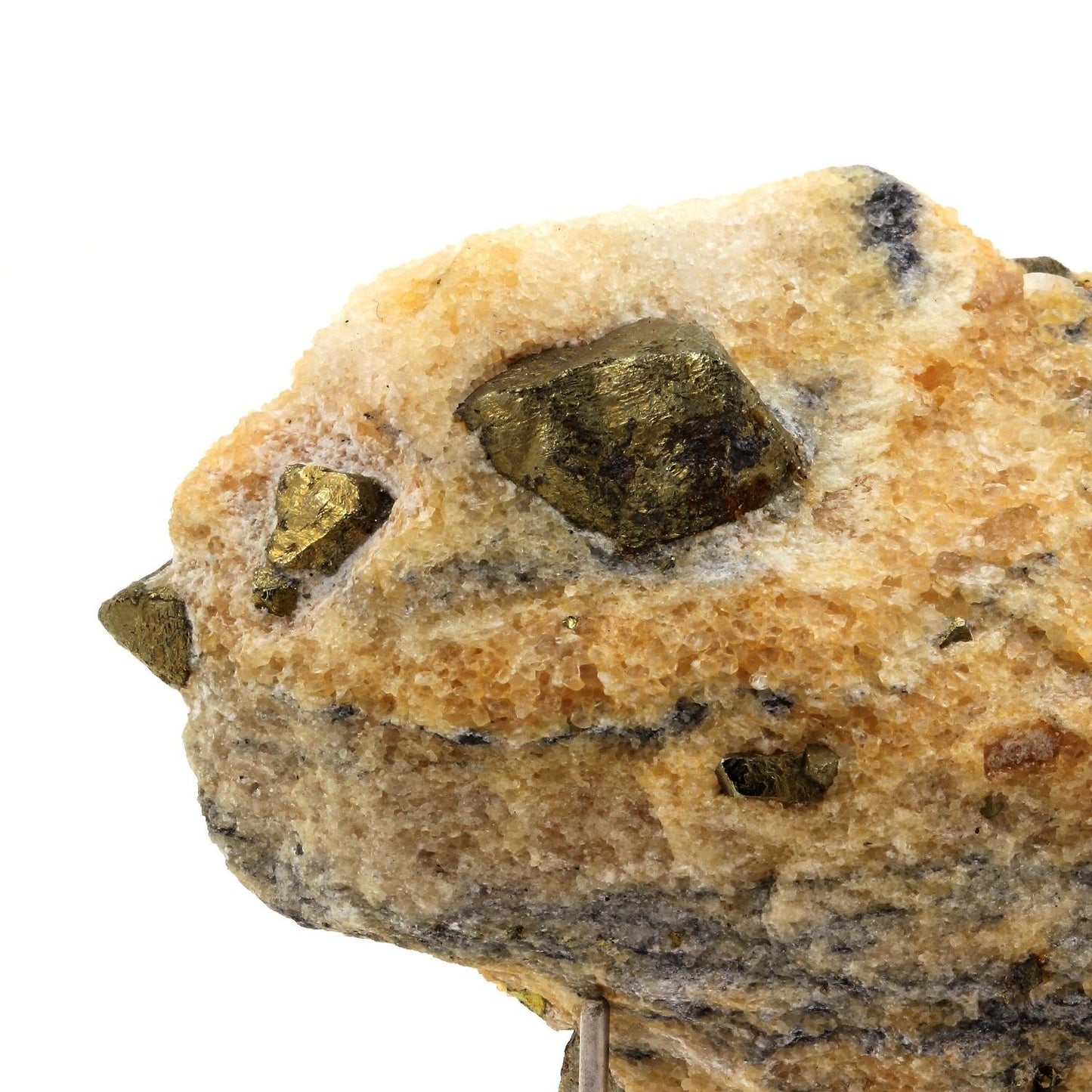 Pyrite + Talc 945.1 carats en provenance de Trimouns Talc Mine, Luzenac, Ariège, Occitanie, France