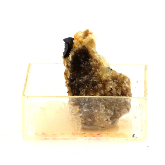 Azurite. 18.68 carats. Pierre-Perthuis, Vézelay, France