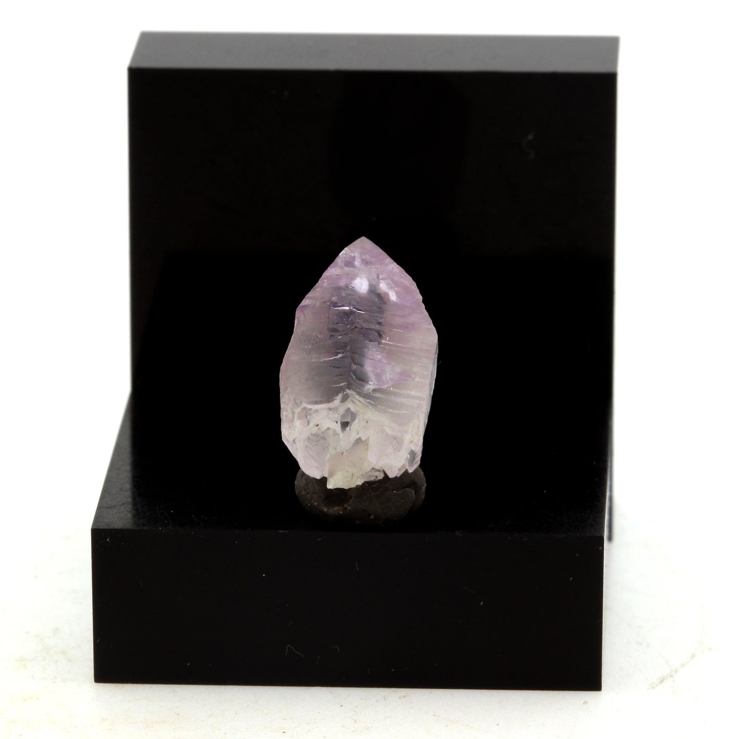 Quartz Améthyste Sceptre. 6.35 carats. Mörchnerkar, Mörchner area, Zemmgrund, Zillertal, North Tyrol, Tyrol, Autriche