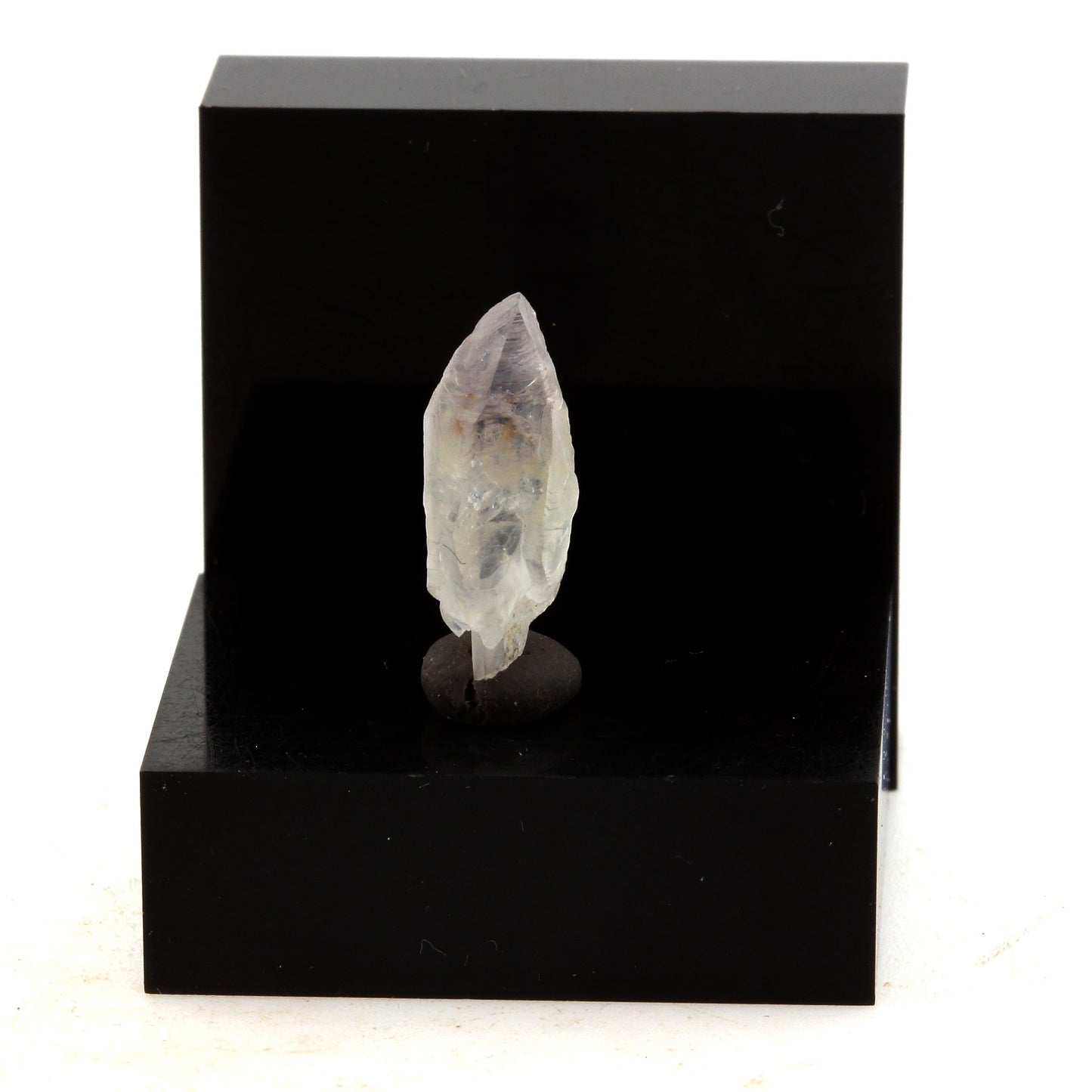 Quartz Améthyste Sceptre. 3.77 carats. Mörchnerkar, Mörchner area, Zemmgrund, Zillertal, North Tyrol, Tyrol, Autriche