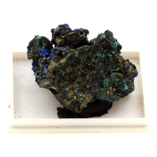 Azurite + Malachite. 122.7 carats. Arkansas, USA