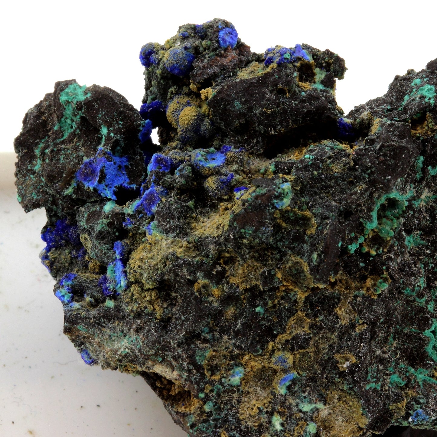 Azurite + Malachite. 122.7 carats. Arkansas, USA