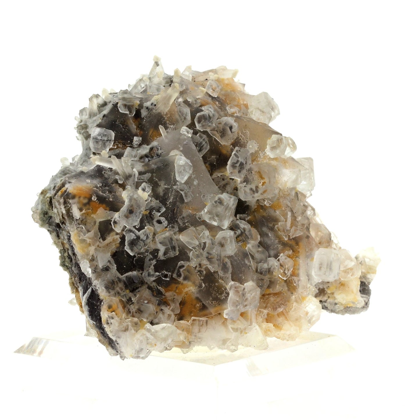 Fluorite + Quartz. 1995.0 carats. Nikolaevskiy Mine, Dal'negorsk, Russie