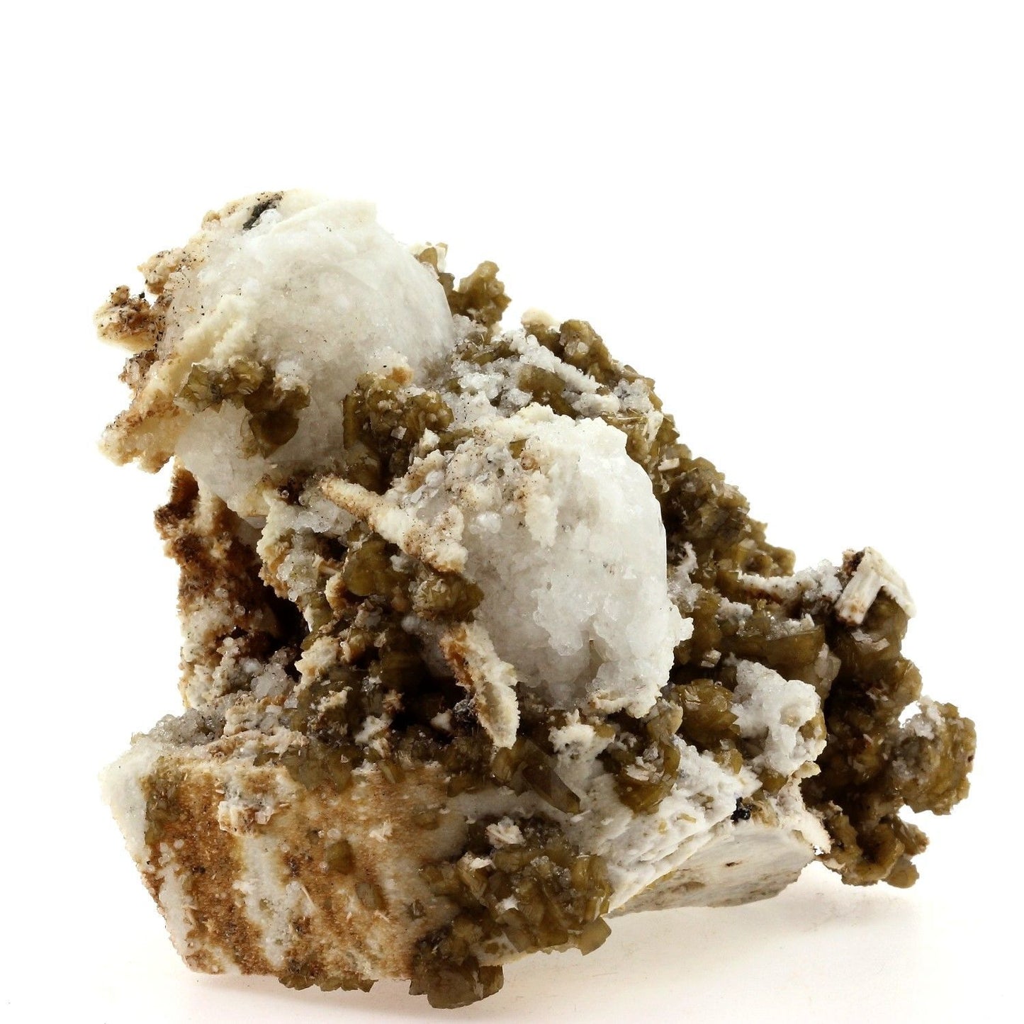 Analcime + Siderite. 2245.0 carats. Mont Saint-Hilaire, Québec, Canada