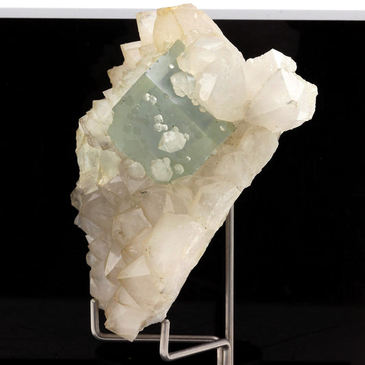 Fluorite + Quartz. 549.5 carats. Le Burg Mine, Tarn, France