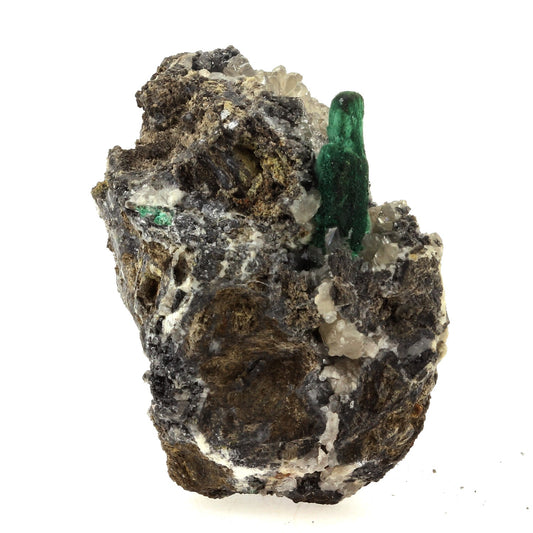 Cerusite + Malachite. 1245.0 carats. Maroc