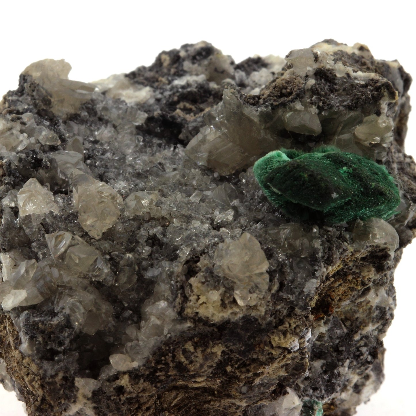 Cerusite + Malachite. 1245.0 carats. Maroc