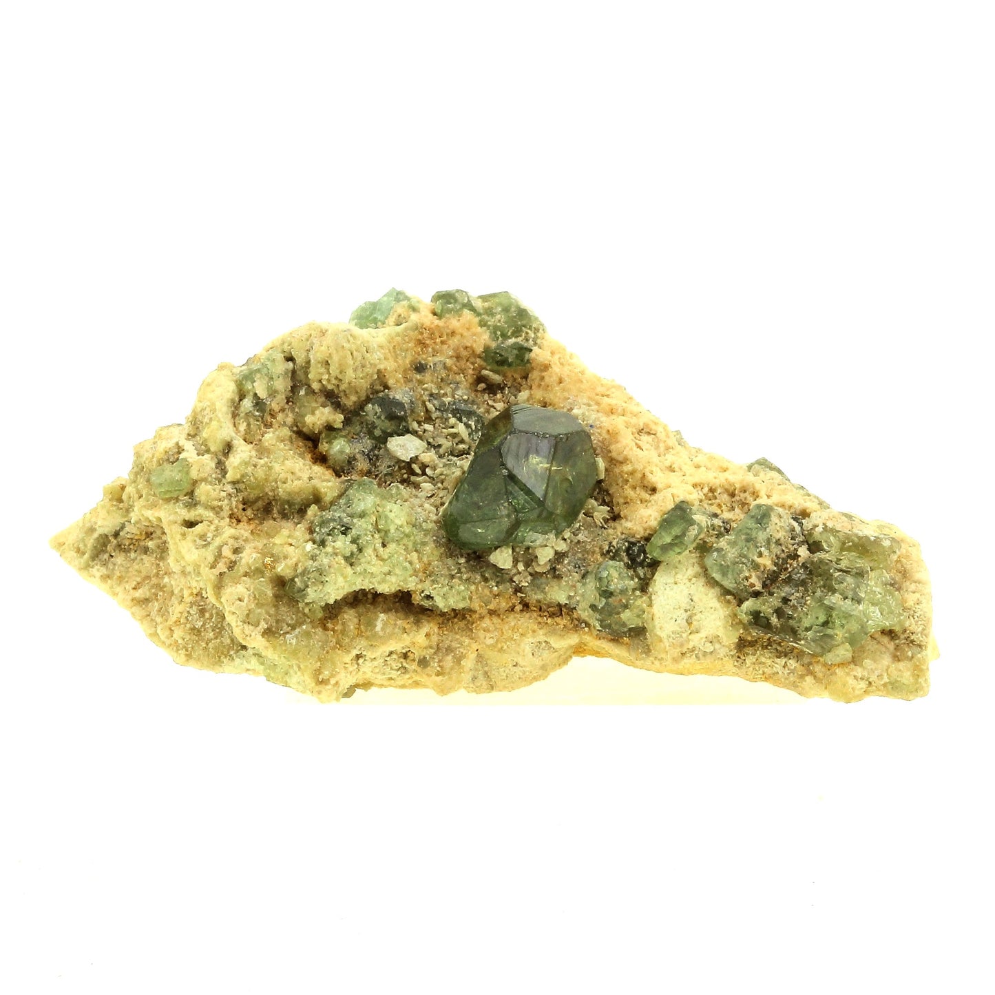 Grenat démantoïde. 136.0 carats. Ambanja, Madagascar