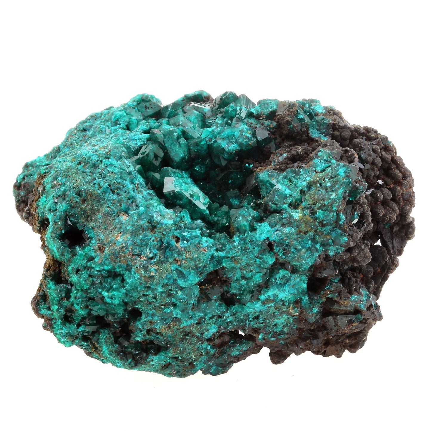 Dioptase + Descloizite, 481.4 carats, Mindouli, Congo