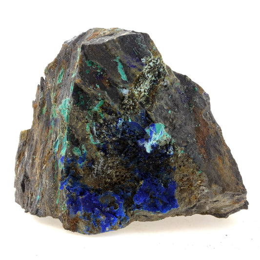Azurite + Aurichalcite. 1180.0 carats. La Sanguinede, Les Malines, Gard, France