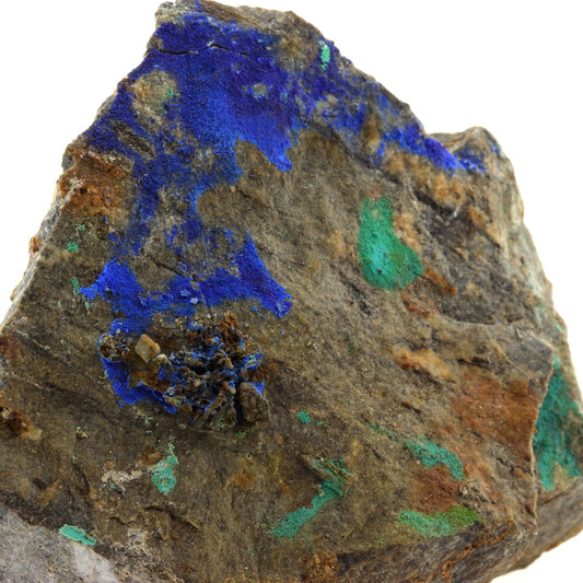 Azurite + Rosasite. 915.1 carats. La Sanguinede, Gard, Occitanie, France