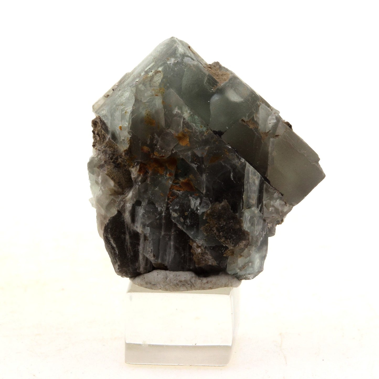 Fluorite verte. 44.2 carats. Massif des Aravis, Haute-Savoie, France