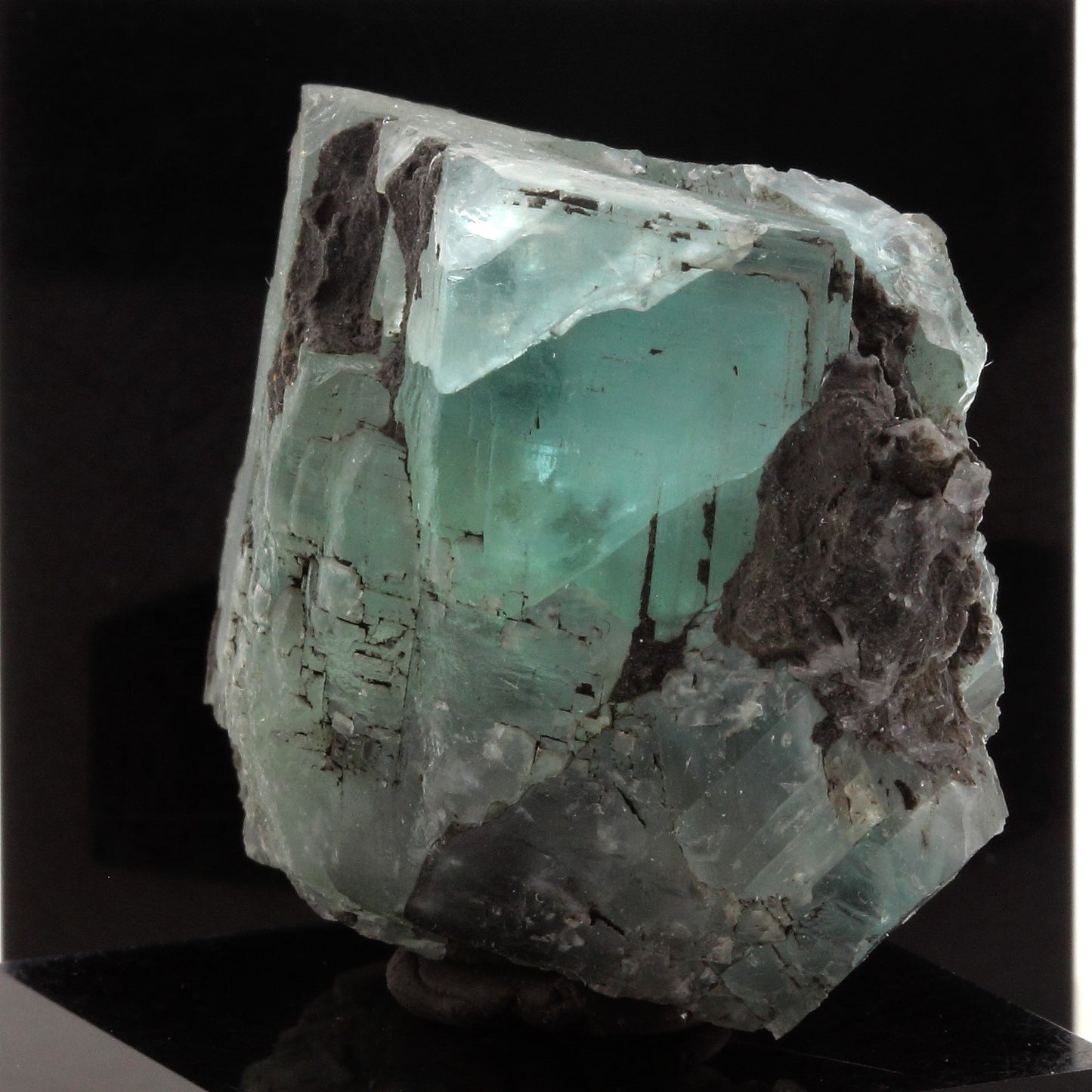 Fluorite verte. 217.6 carats. Massif des Aravis, Haute-Savoie, France