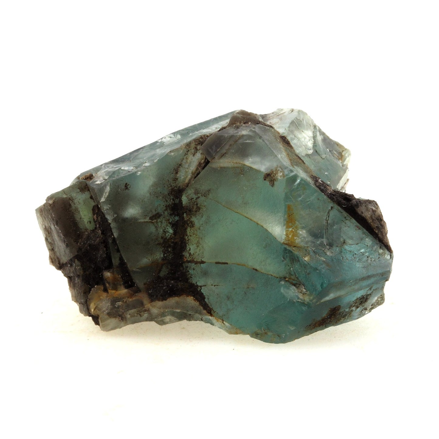 Fluorite verte. 141.0 carats. Massif des Aravis, Haute-Savoie, France
