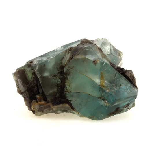 Fluorite verte. 141.0 carats. Massif des Aravis, Haute-Savoie, France
