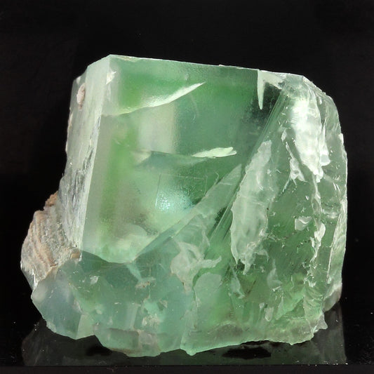 Fluorite verte, 115.8 carats. Massif des Aravis, Haute-Savoie, France