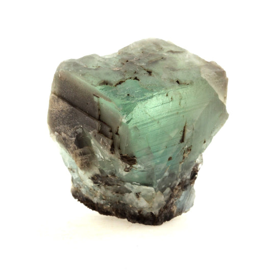 Fluorite verte, 400.2 carats. Massif des Aravis, Haute-Savoie, France