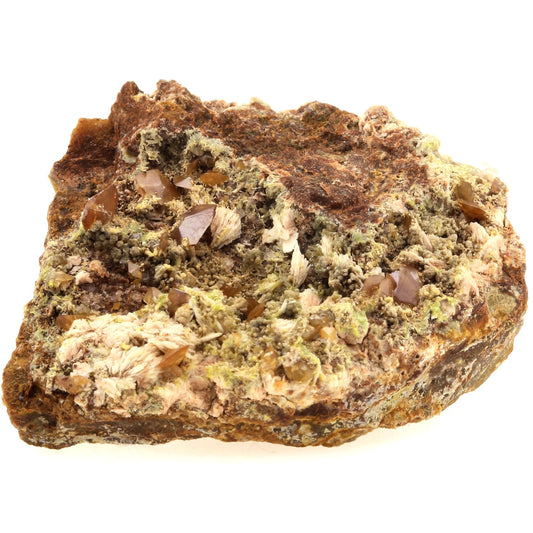 Wulfenite + Baryte. 202.7 carats. Lantignié, France