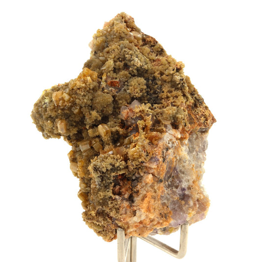 Wulfenite + Mimetite + Fluorite. 193.1 carats. Lantignié, France