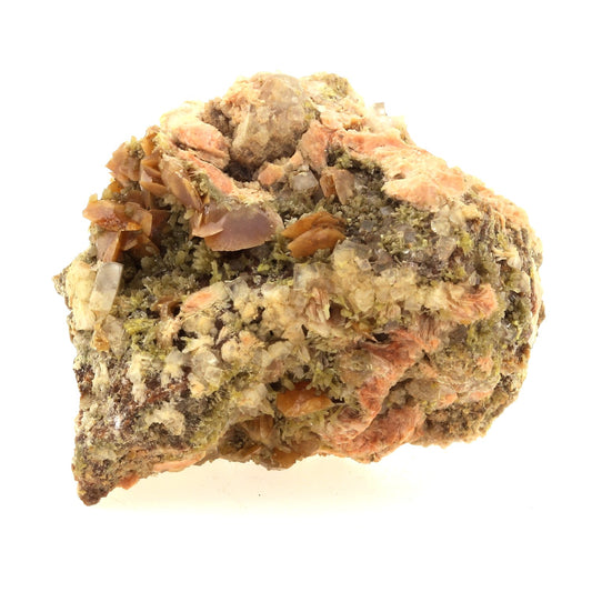 Wulfenite + Mimetite + Fluorite. 326.9 carats. Lantignié, France