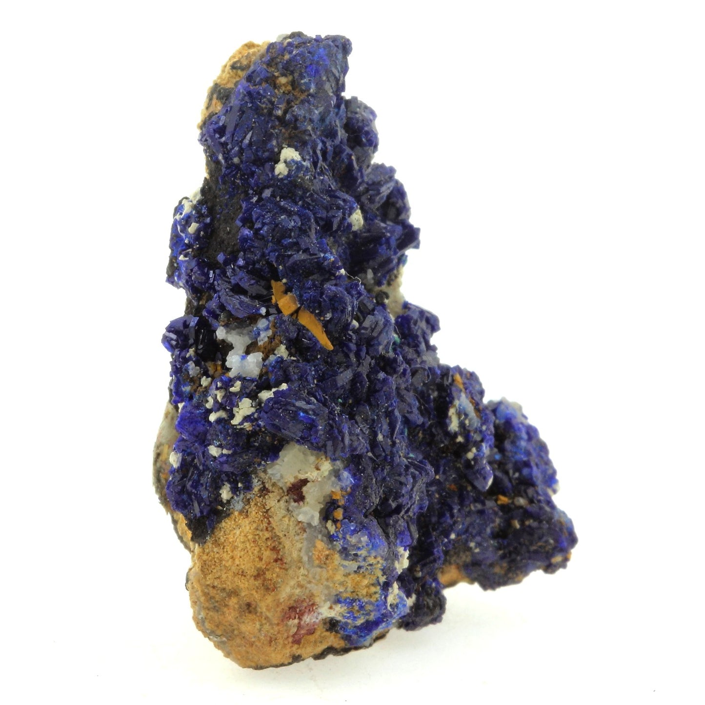Chessylite (Azurite). 72.0 carats. Chessy-les-Mines, Rhône, France