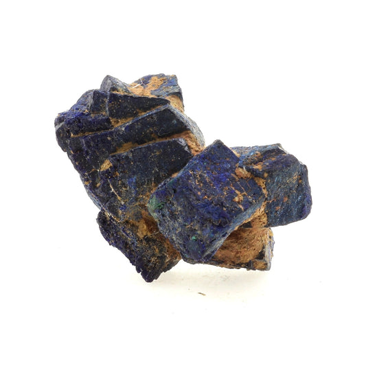 Chessylite (Azurite). 36.1 carats. Chessy-les-Mines, Rhône, France