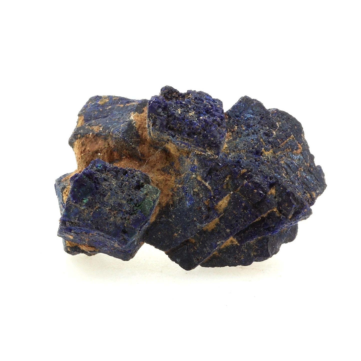 Chessylite (Azurite). 36.1 carats. Chessy-les-Mines, Rhône, France