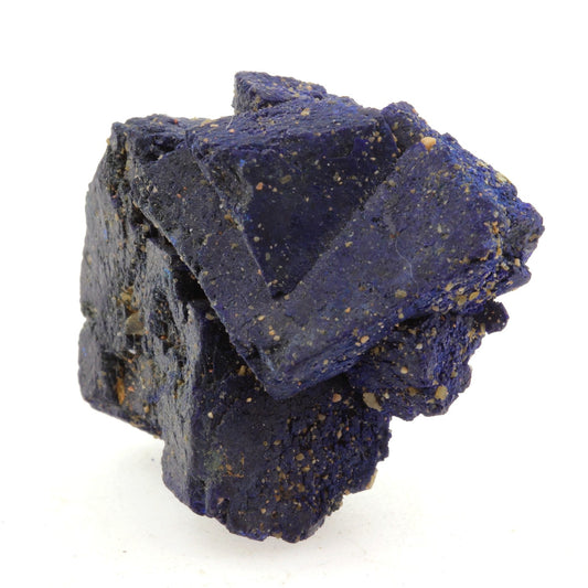 Chessylite ( Azurite ). 90.4 carats. Chessy-les-Mines, Rhône, France