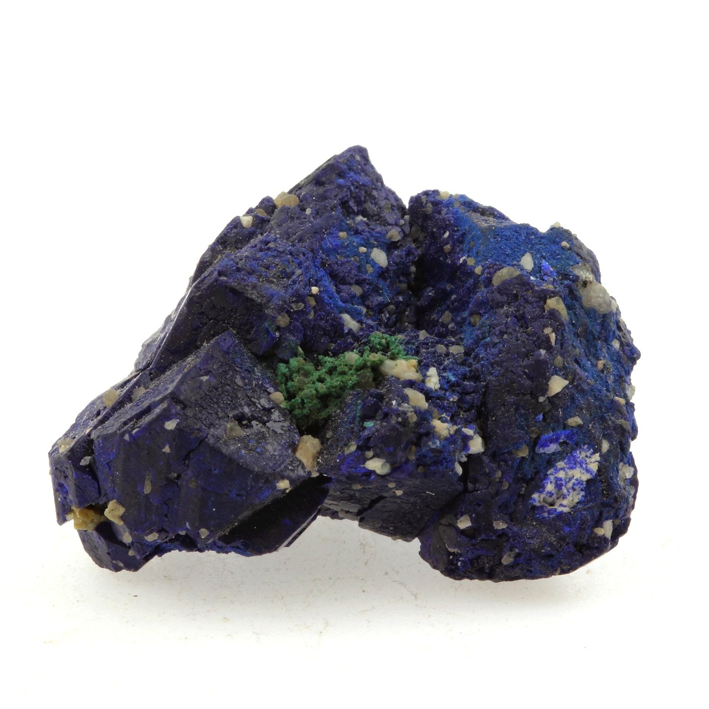 Chessylite ( Azurite ). 59.1 carats. Chessy-les-Mines, Rhône, France
