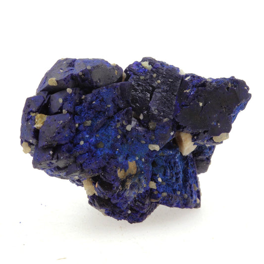 Chessylite ( Azurite ). 59.1 carats. Chessy-les-Mines, Rhône, France