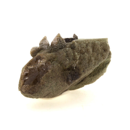 Anatase + Quartz. 35.4 carats. Massif de la Lauzière, France