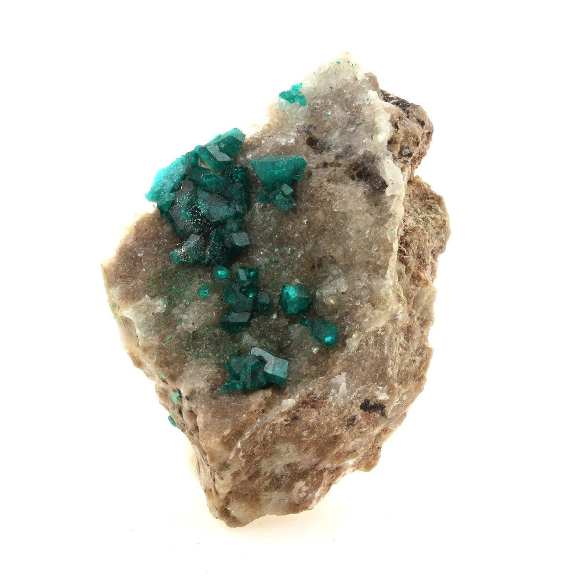 Dioptase. 102.7 carats. Congo, Afrique