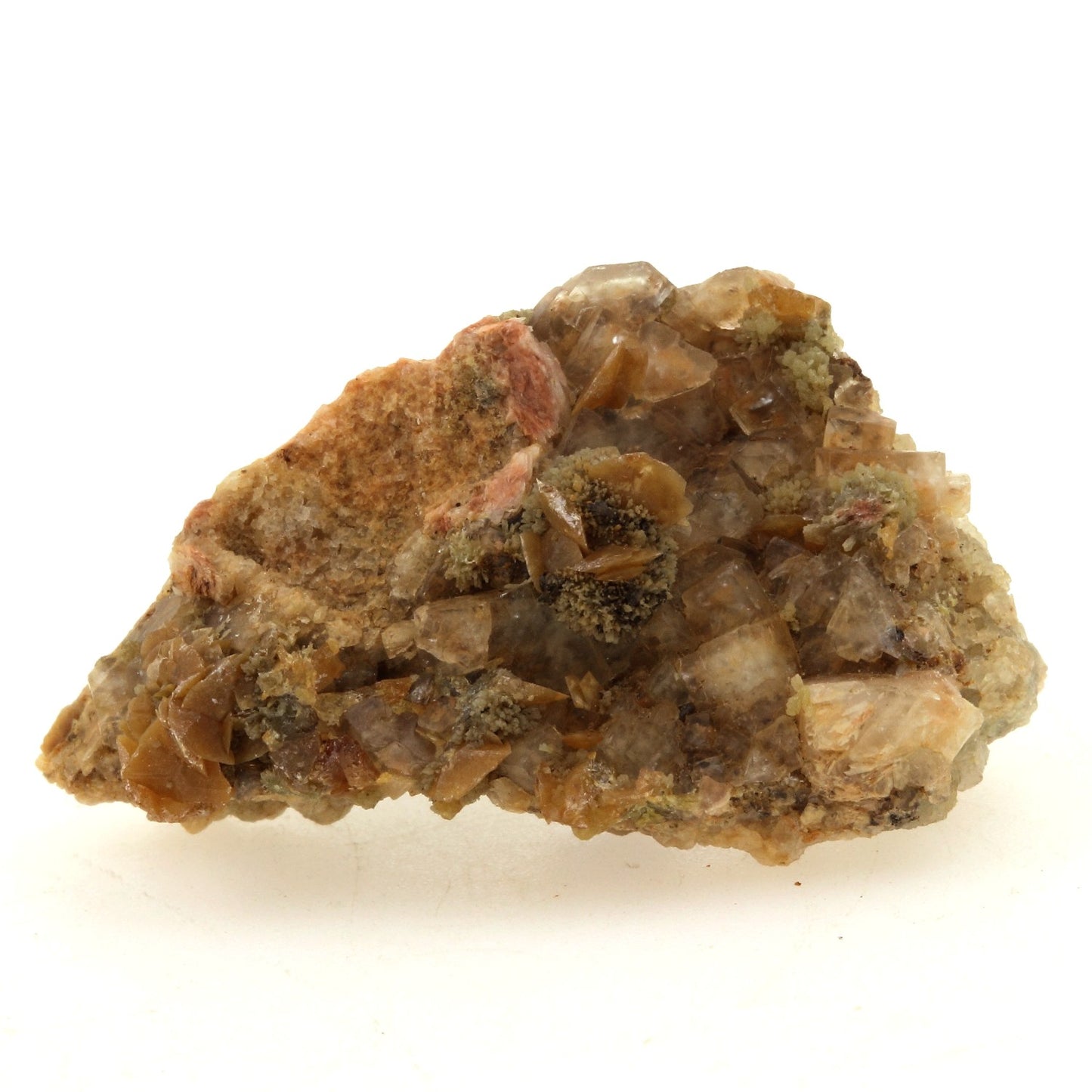 Wulfenite + Fluorite. 117.1 carats. Lantignié, France