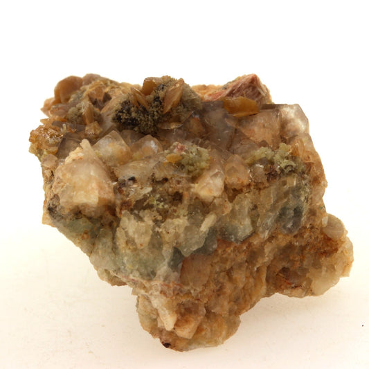 Wulfenite + Fluorite. 117.1 carats. Lantignié, France