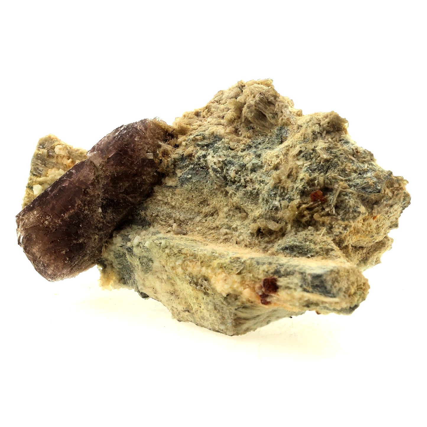 Axinite. 195.0 carats. Le Rocher d'Armentier, Bourg d'Oisans, France