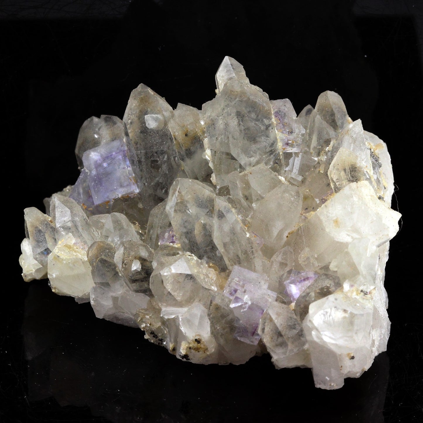 Fluorite + Quartz. 451.0 carats. La Collada mining area, Asturias, Espagne