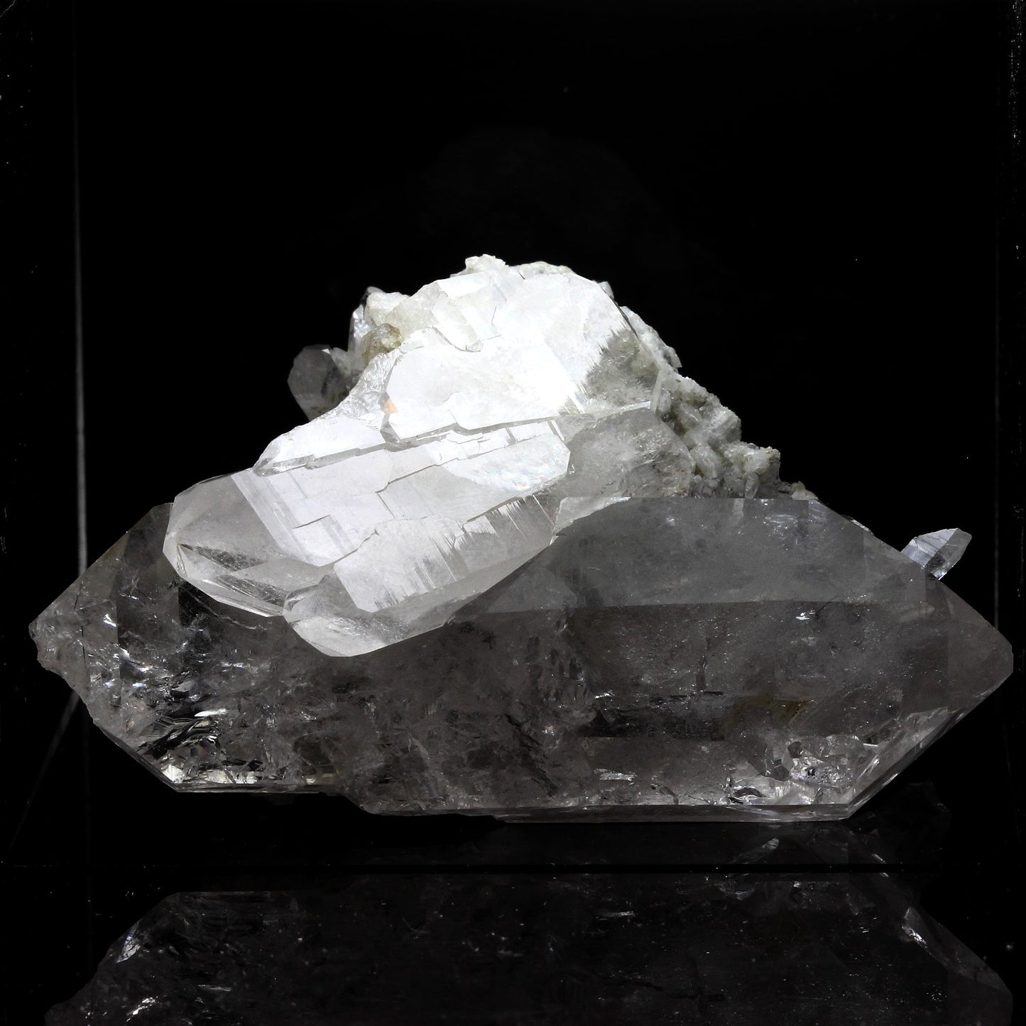 Quartz + Albite, 816.2 carats, Plan du Lac, Oisans, Savoie, Auvergne-Rhône-Alpes, France