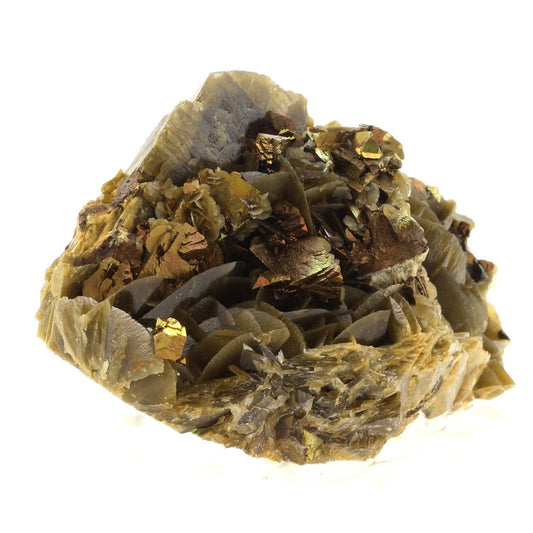 Siderite + Chalcopyrite. 2675.1 carats. Chine